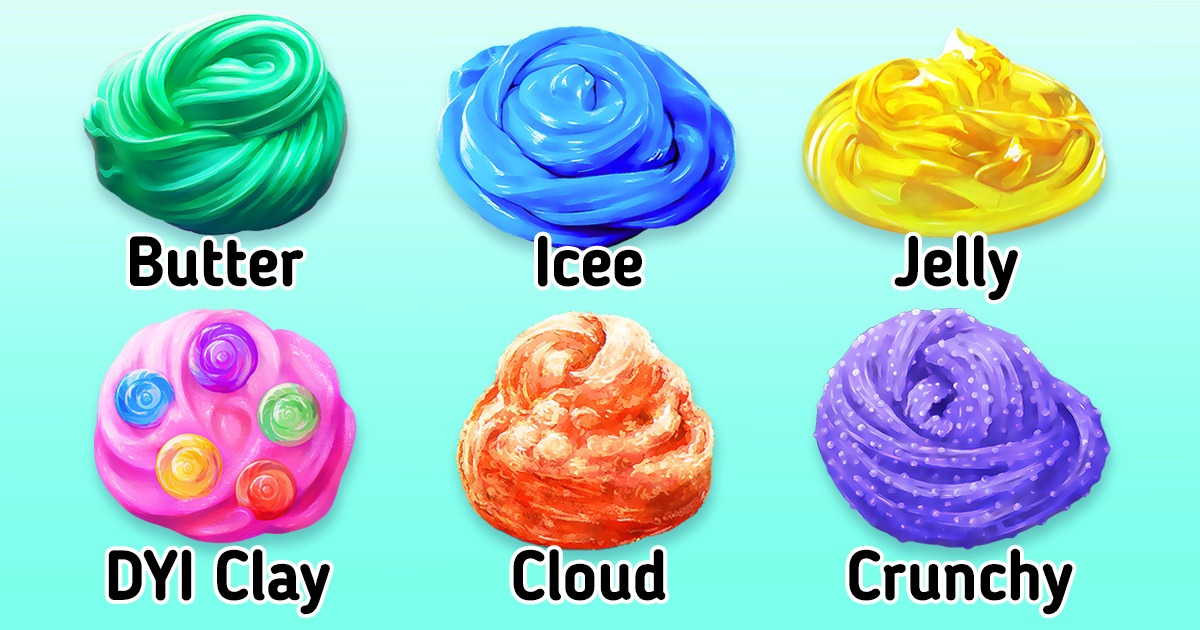 Different Types Of Slime Textures