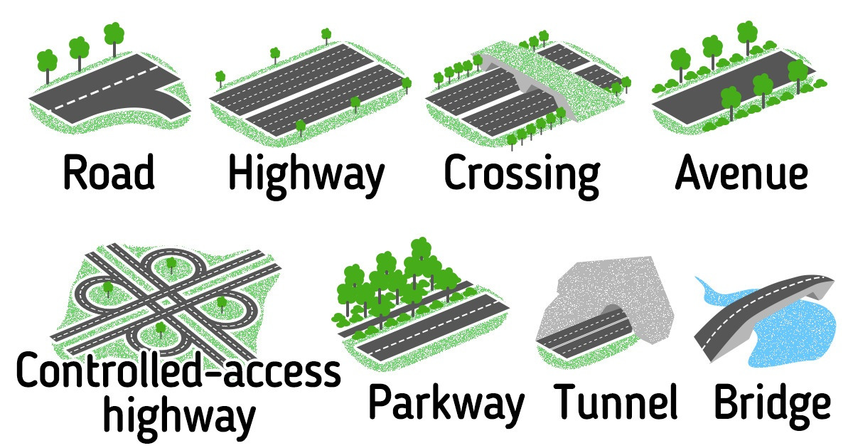 A Guide to Different Types of Roads / 5-Minute Crafts