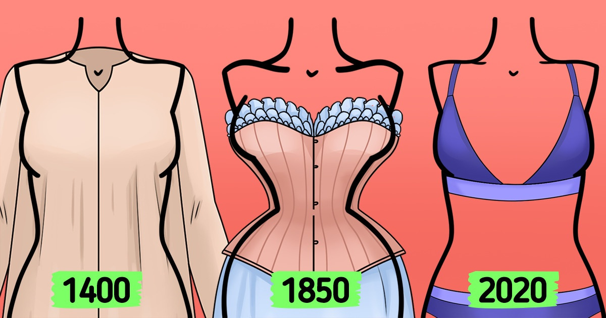 A Brief History of Female Underwear (Thank the Universe for Push-Ups) / 5-Minute  Crafts