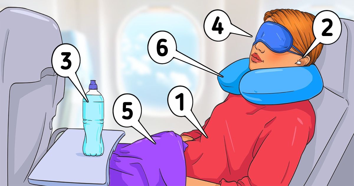 How to Be Comfortable on an Airplane Trip