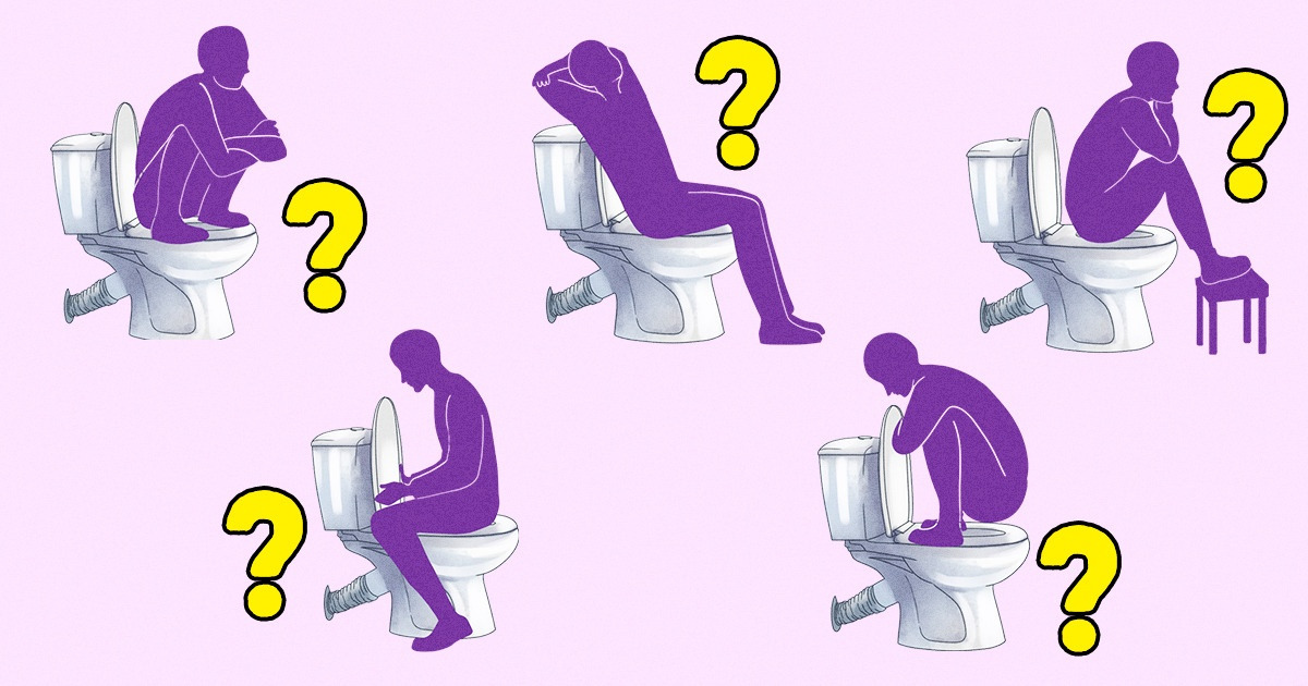 How to Sit on a Toilet Properly