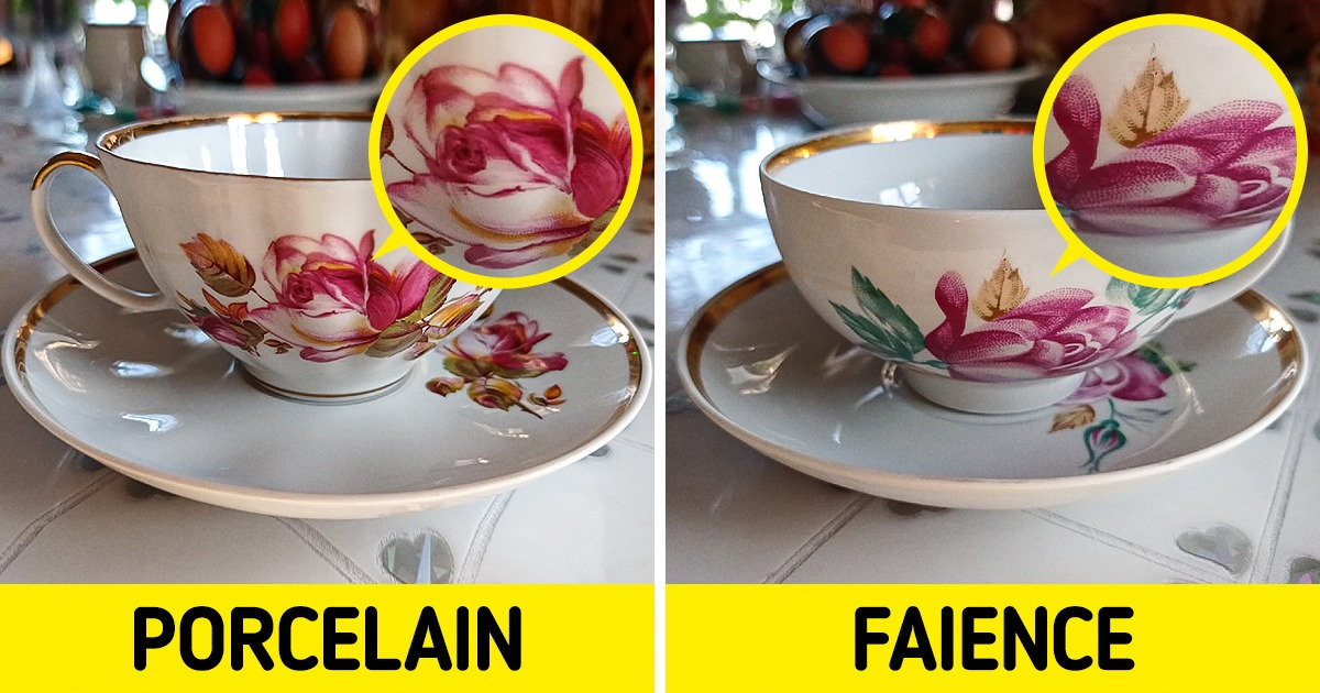 The Difference Between Faience and Porcelain
