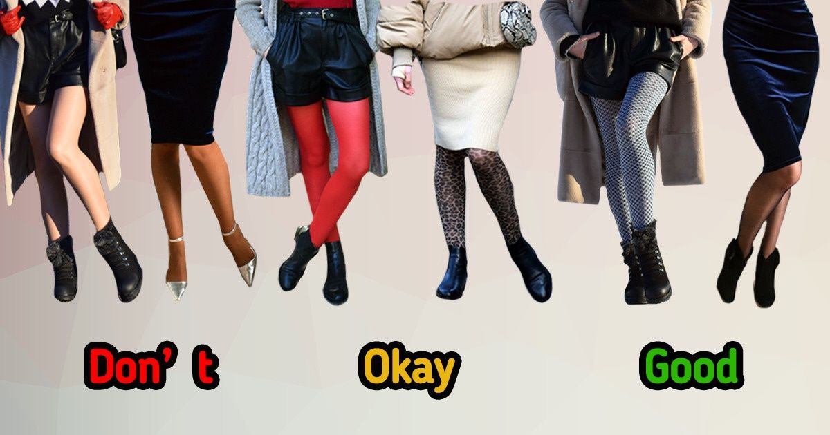 How to Combine Tights and Clothes Well