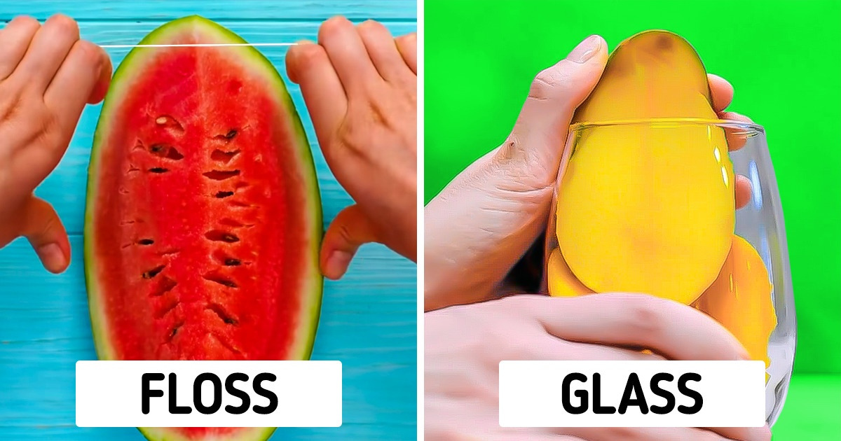 How to Peel and Cut Different Fruits and Vegetables