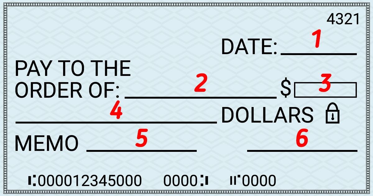 How to Write a Check