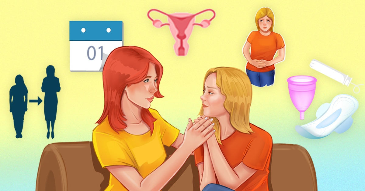 How to Talk About Periods With Your Child / 5Minute Crafts