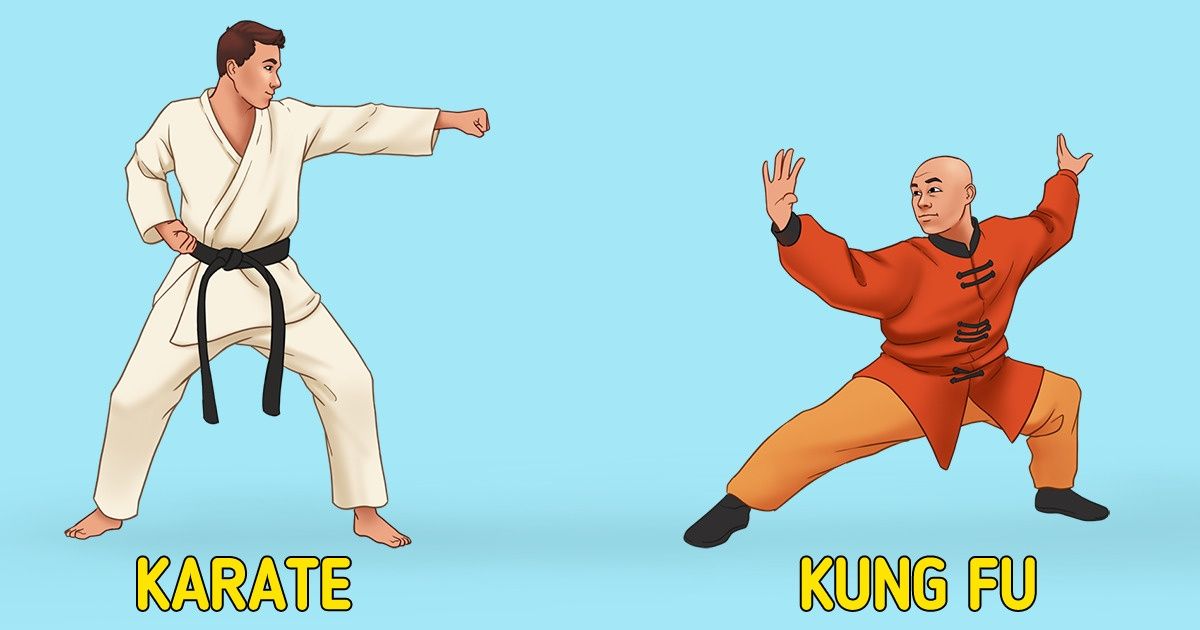 What’s the Difference Between Karate and Kung Fu / 5-Minute Crafts