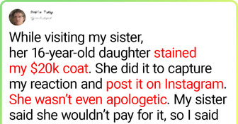 I’m taking My Niece to Court for Staining My Coat