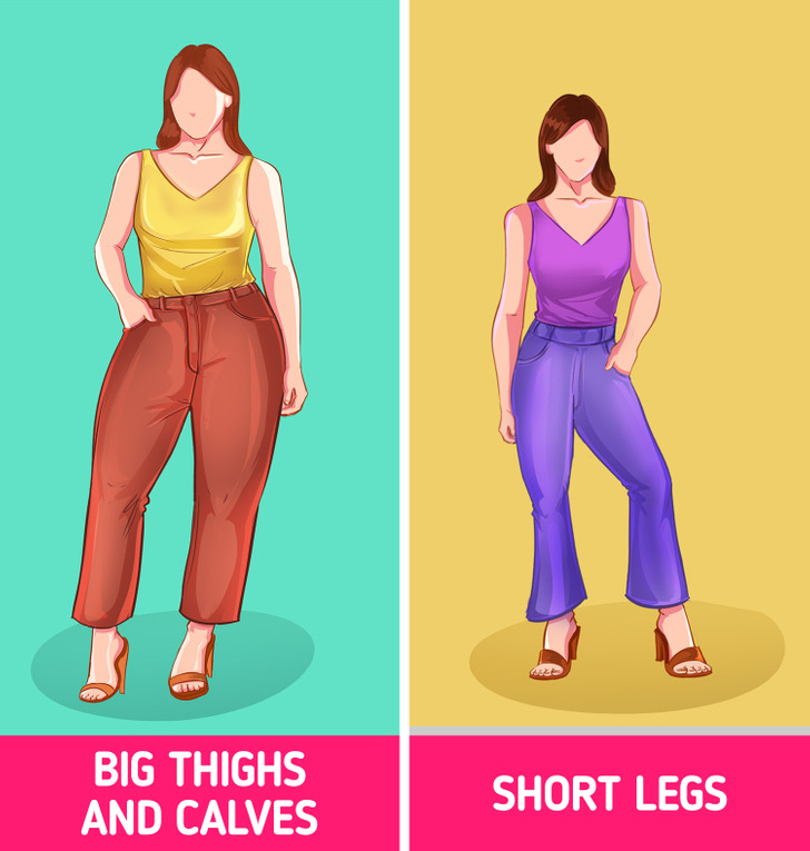 How to Choose Pants, According to Your Body Shape / 5-Minute Crafts