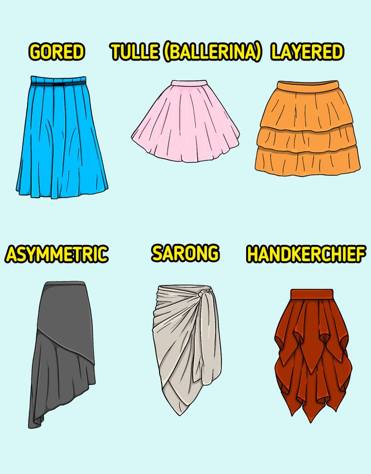 What Types of Skirts There Are / 5-Minute Crafts