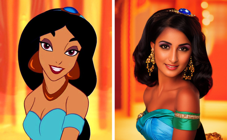 Artificial Intelligence Shows How 15 Disney Princesses Would Look in ...