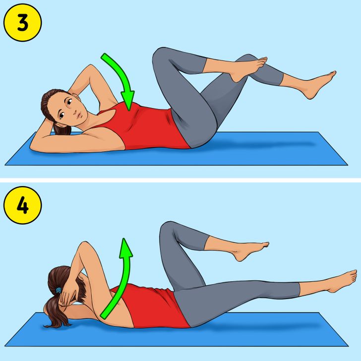 How to Do Crunches Correctly / 5-Minute Crafts