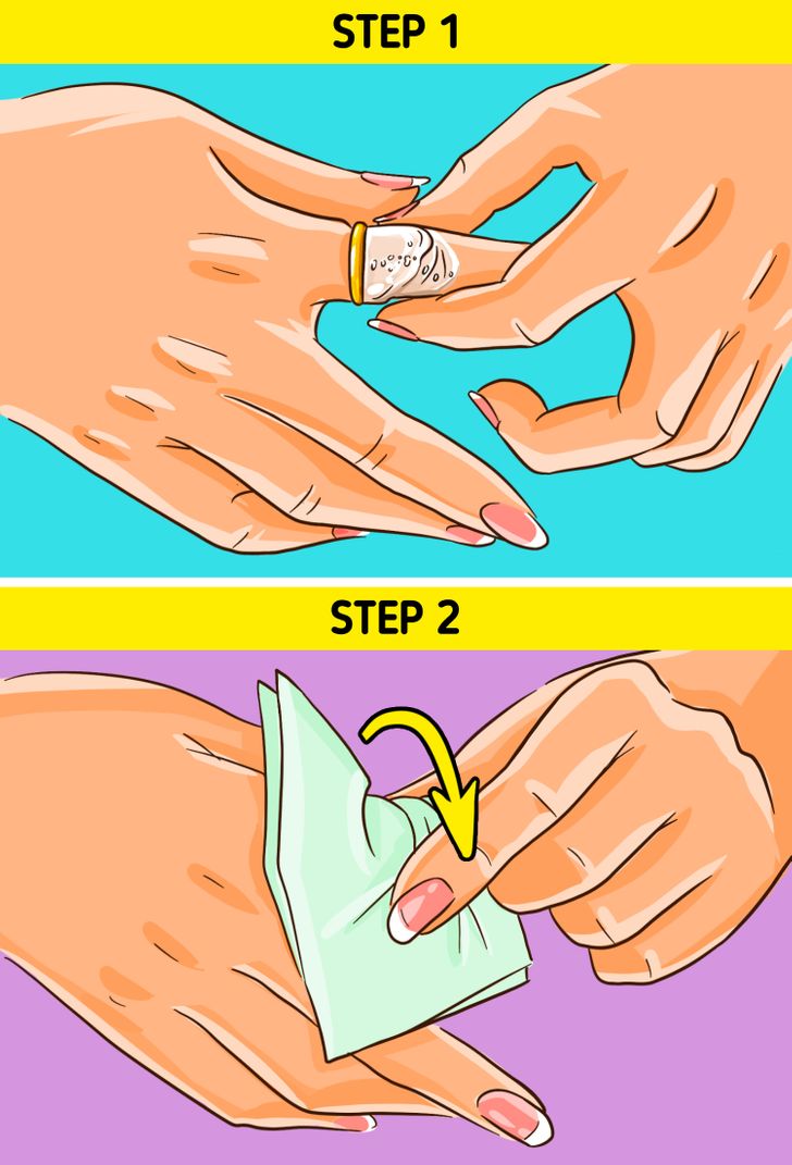 How to Remove a Ring Stuck on a Finger / 5-Minute Crafts
