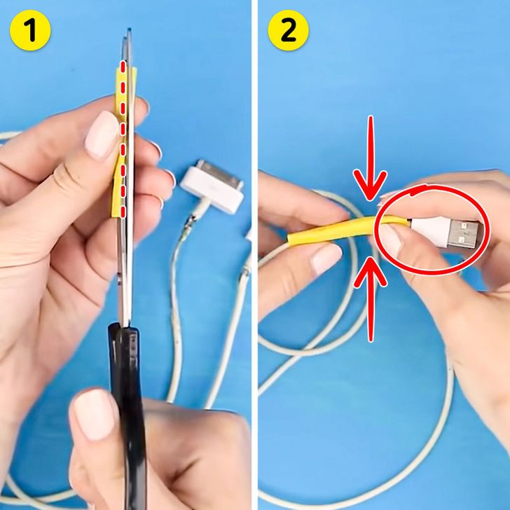 How to Repair a Damaged Charger Cable Yourself / 5-Minute Crafts