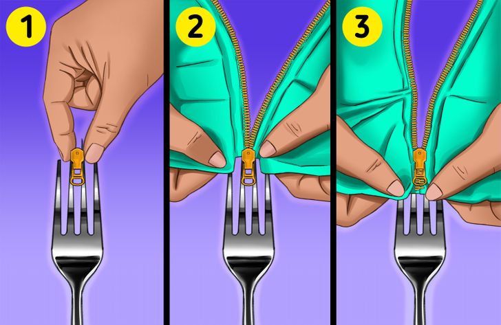 How To Fix Your Zipper With A Fork Chase Of Me